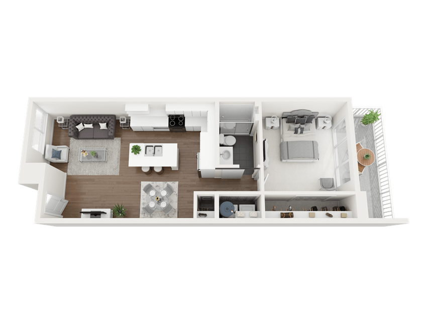 1 Bedroom 1 Bath